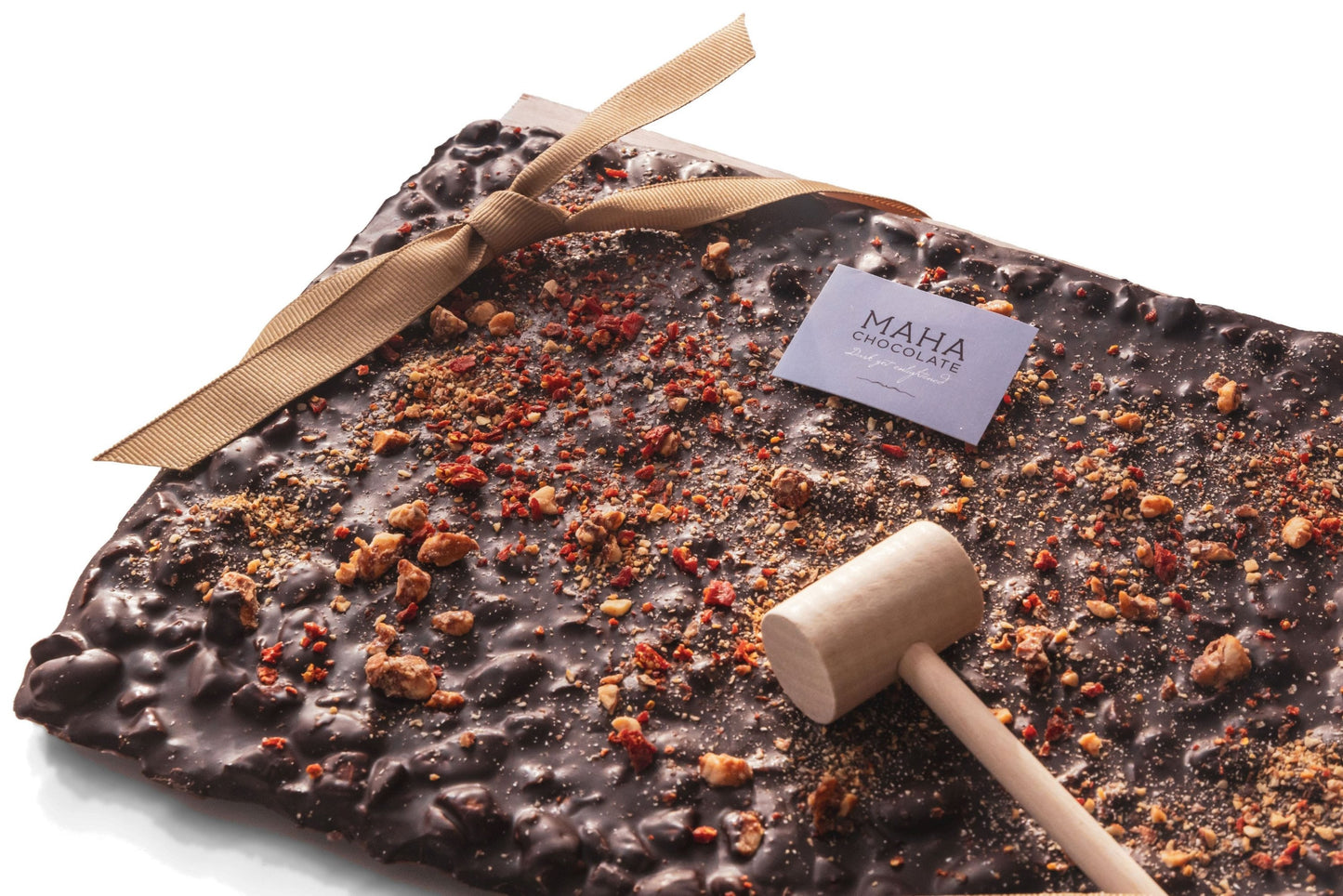 Roasted Almond Goji Berry  Chocolate Bark- MAHA Chocolate