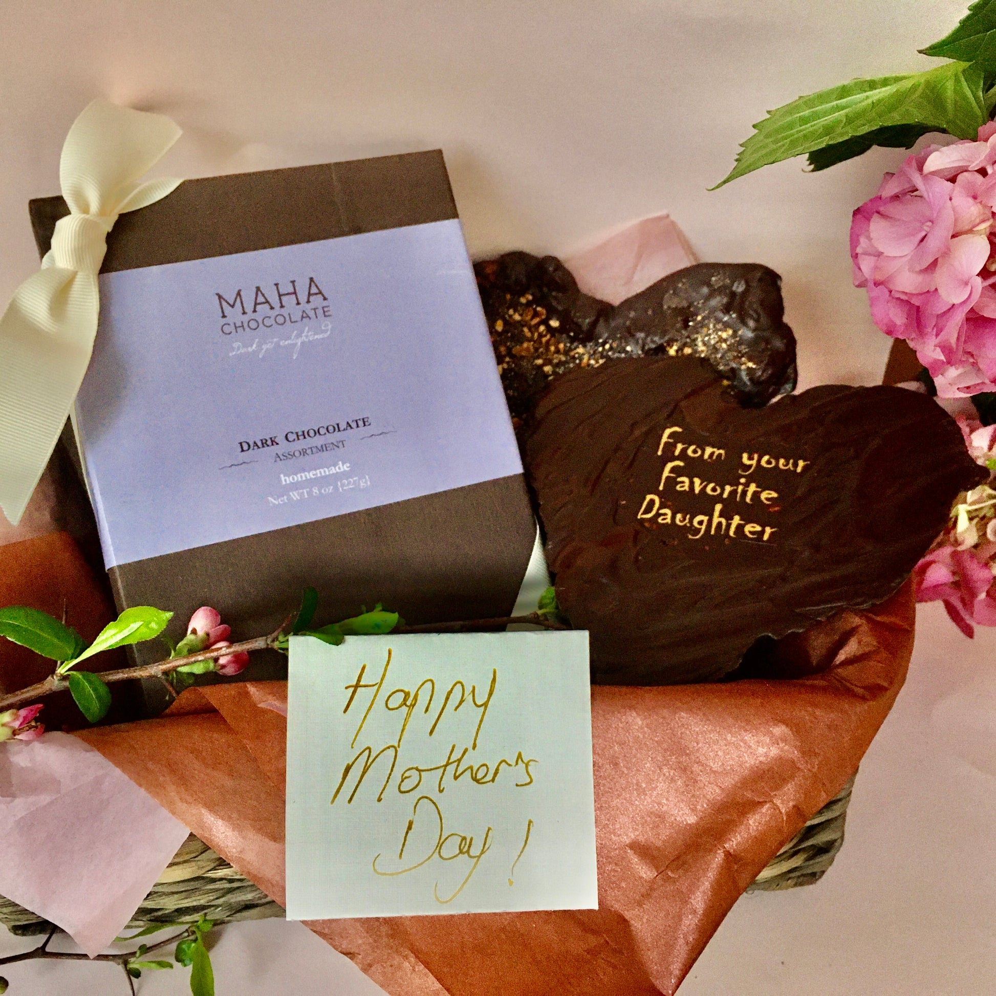 Mother's Day Basket  Chocolate gift- mahachocolate