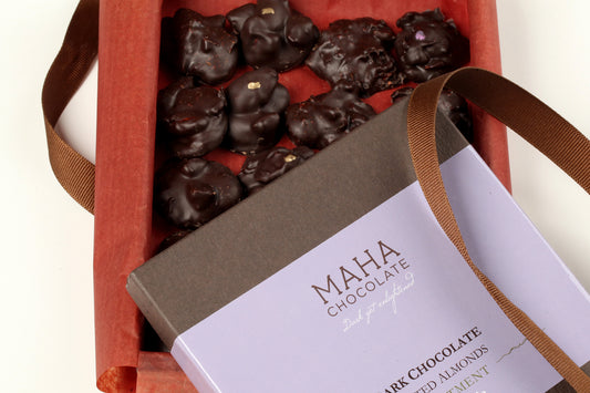 Almond Assortment  Pure -Lavender -Honey Caramel- mahachocolate