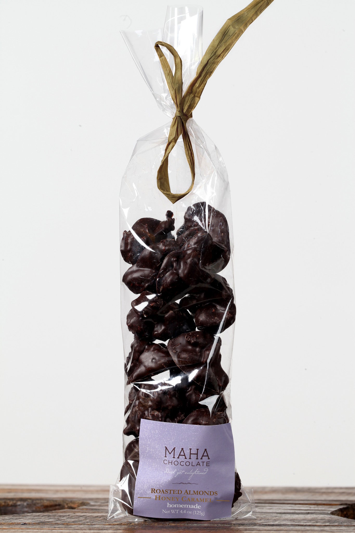 Honey Caramel  Almond Chocolate Bag - mahachocolate